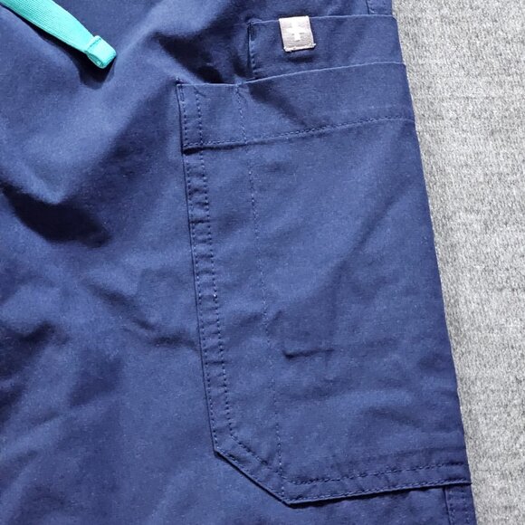 Figs Scrub Pants Womens XXS Yola Navy Blue FREEx Lined  High Waist W23SW2007 - Picture 8 of 14